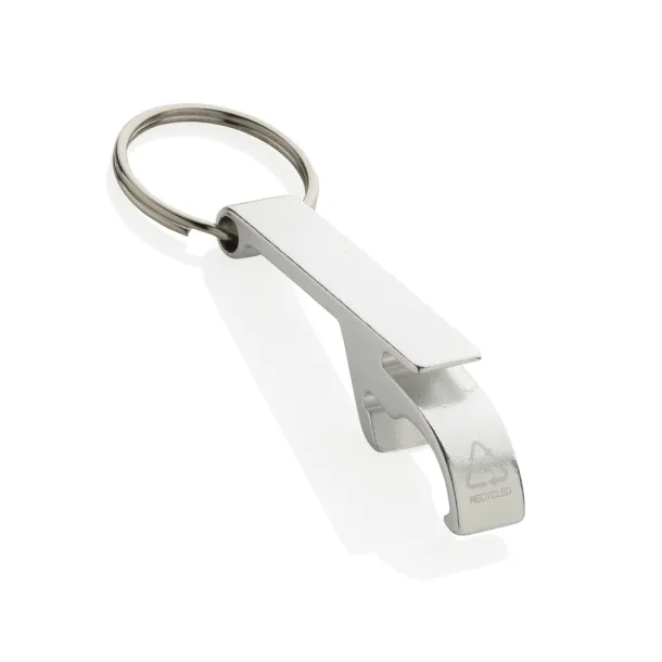  RCS recycled aluminum bottle and can opener - XD Collection Silver 