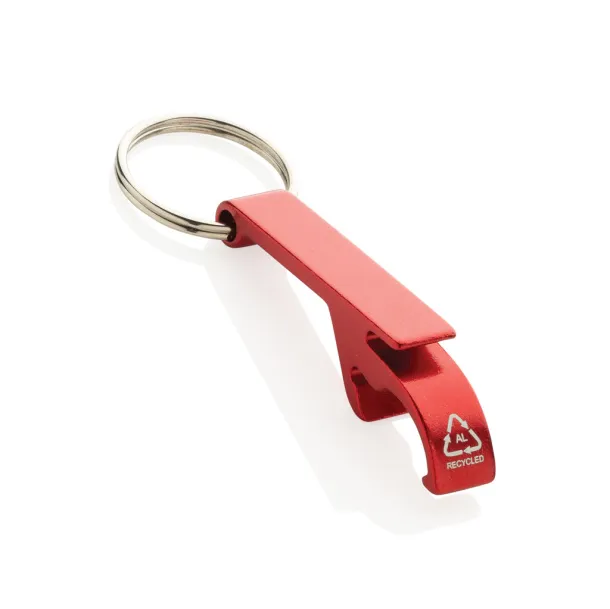  RCS recycled aluminum bottle and can opener - XD Collection Red 