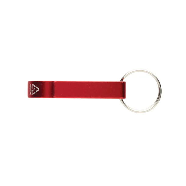  RCS recycled aluminum bottle and can opener - XD Collection Red 