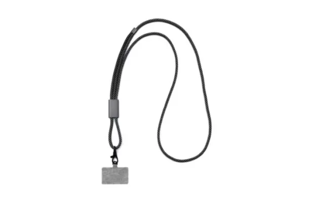  BrandCharger Lany lanyard - BrandCharger gun metal