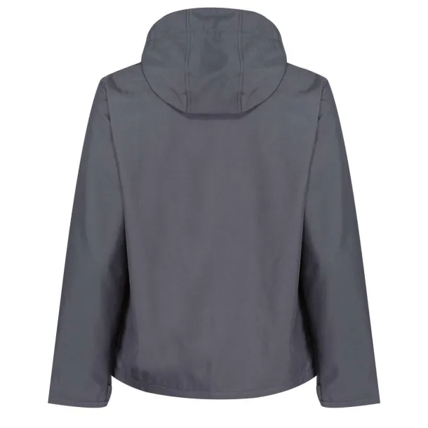 VENTURER 3-slojna softshell jakna s kapuljačom - Regatta Seal Grey Crna