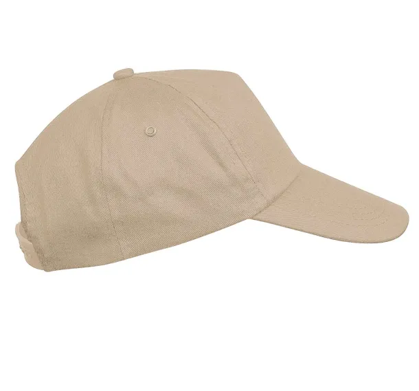  FIRST KIDS - KIDS' 5 PANEL CAP - K-UP Beige