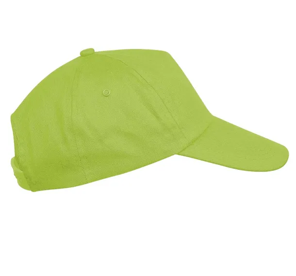  FIRST KIDS - KIDS' 5 PANEL CAP - K-UP Lime