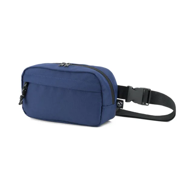 MYKONOS Waist bag in 600D recycled polyester and lining in 210D recycled polyester Blue