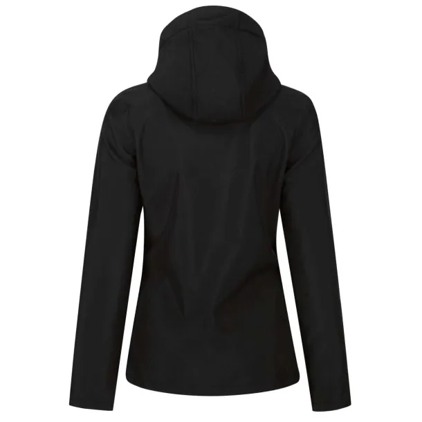  WOMEN'S VENTURER 3 LAYER HOODED SOFTSHELL JACKET - Regatta Black Black