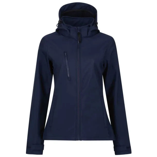  WOMEN'S VENTURER 3 LAYER HOODED SOFTSHELL JACKET - Regatta Navy French Blue