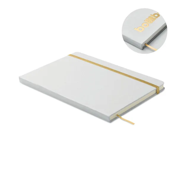 ROUTE WHITE Colour revealing A5 notebook Gold