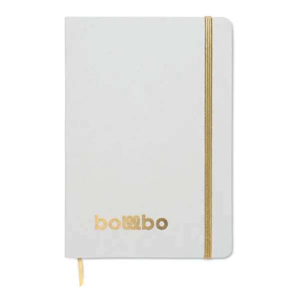 ROUTE WHITE Colour revealing A5 notebook Gold