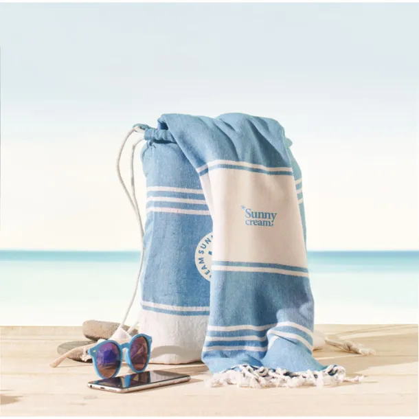 WAXOFF Double sided microfibre towel Turquoise