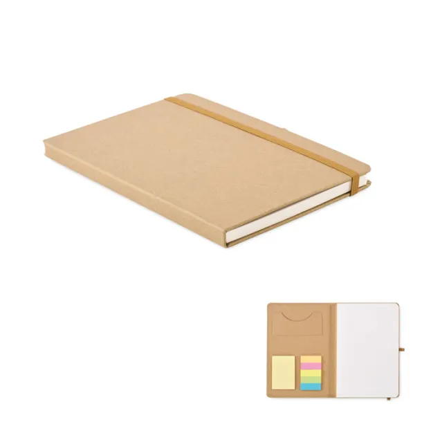 STICKNOTE A5 notebook recycled paper set Beige