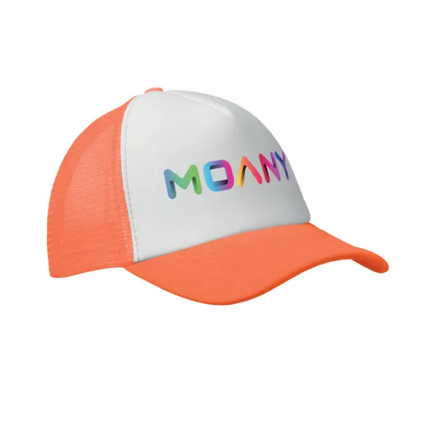 BUBBLE Truckers cap neon orange