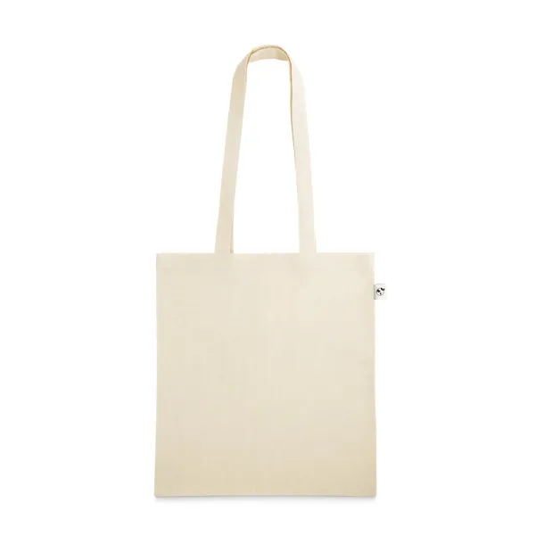 LEON 100% organic cotton bag (140 g/m²) Light natural