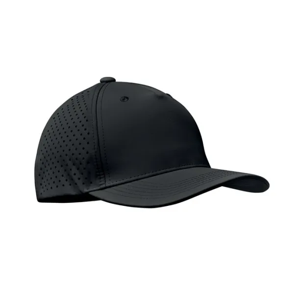 CAPO 5 panel baseball cap 130 gr/m² Black