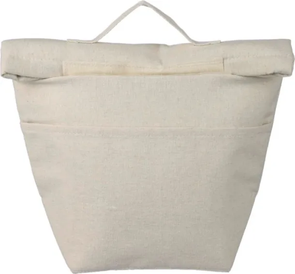 Faith Recycled cotton (220 gsm) rolltop cooler bag khaki