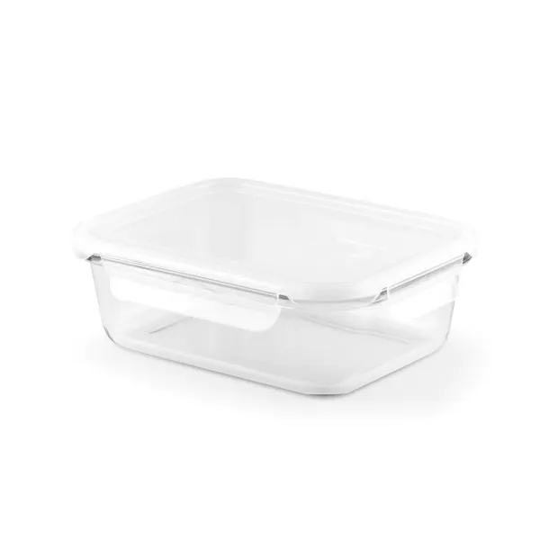 QUORIN Hermetic box in borosilicate glass 1000 mL White