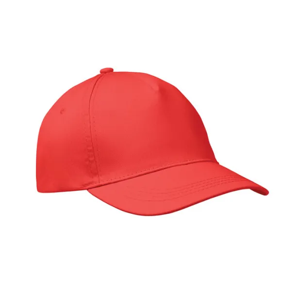 BUZZ 5 panel baseball cap Red