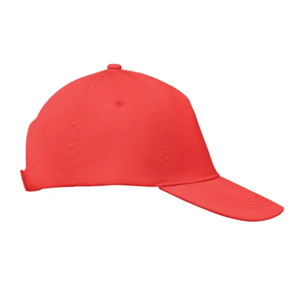 BUZZ 5 panel baseball cap Red