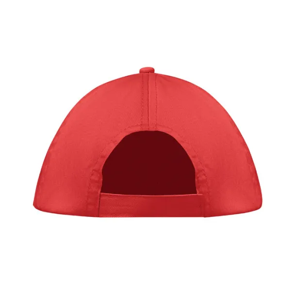 BUZZ 5 panel baseball cap Red