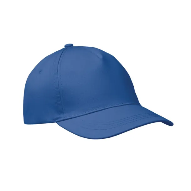 BUZZ 5 panel baseball cap Royal blue