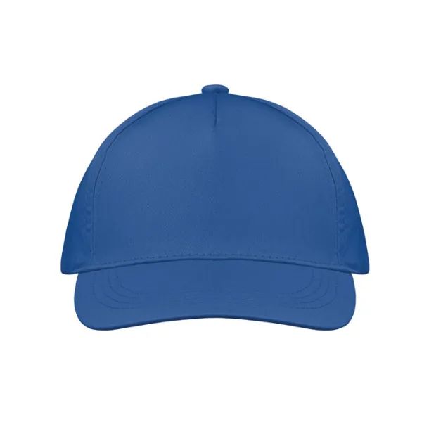 BUZZ 5 panel baseball cap Royal blue