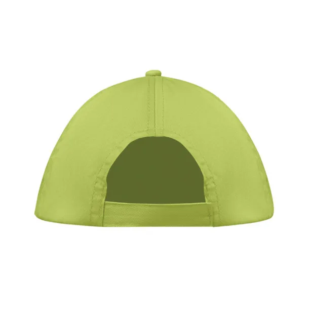 BUZZ 5 panel baseball cap Lime