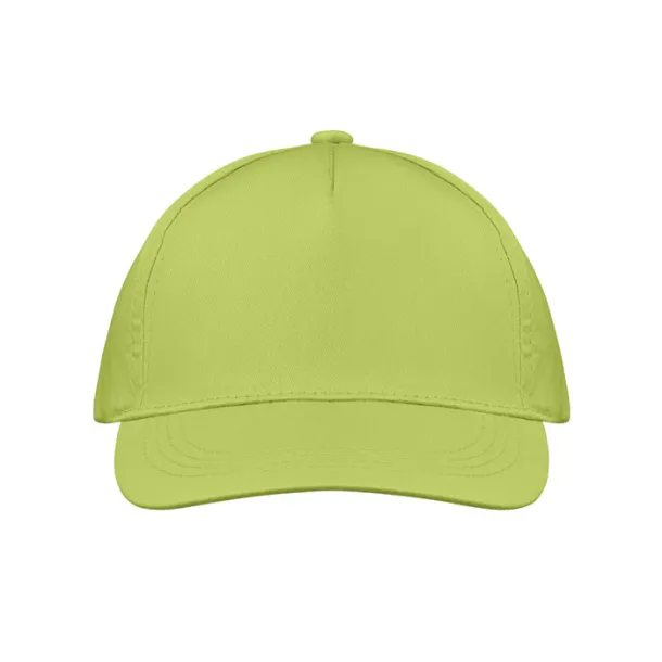 BUZZ 5 panel baseball cap Lime