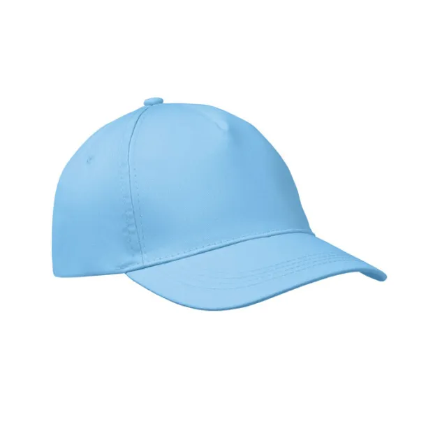 BUZZ 5 panel baseball cap baby blue