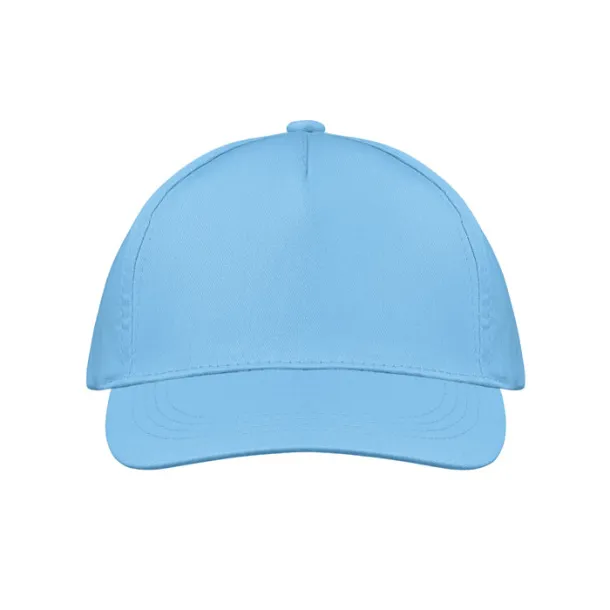 BUZZ 5 panel baseball cap baby blue