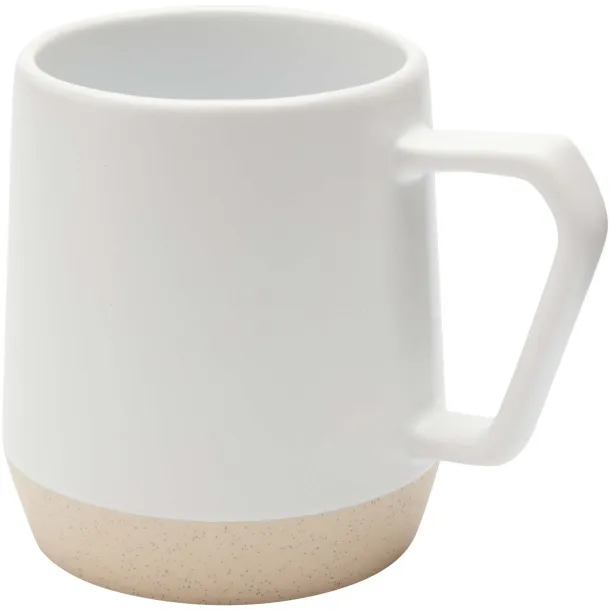 Dolce 300 ml ceramic mug with matt finish - Unbranded White