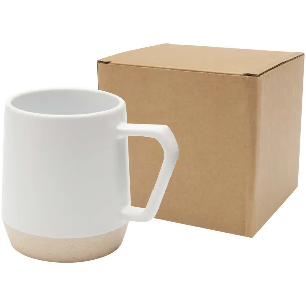 Dolce 300 ml ceramic mug with matt finish - Unbranded White