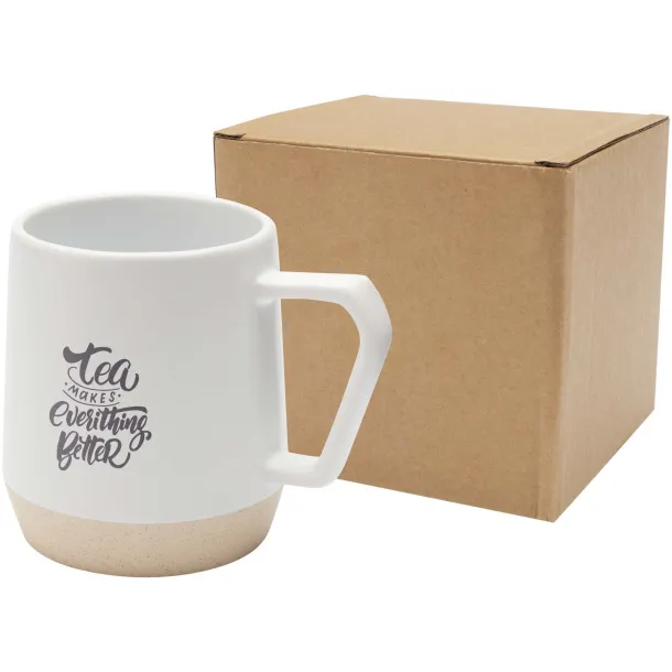 Dolce 300 ml ceramic mug with matt finish White