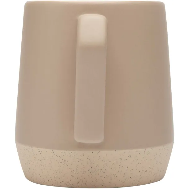 Dolce 300 ml ceramic mug with matt finish Oatmeal