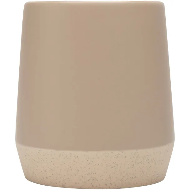 Dolce 300 ml ceramic mug with matt finish Oatmeal