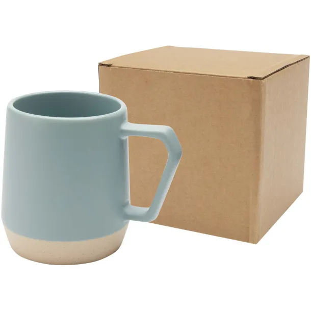 Dolce 300 ml ceramic mug with matt finish Reef blue