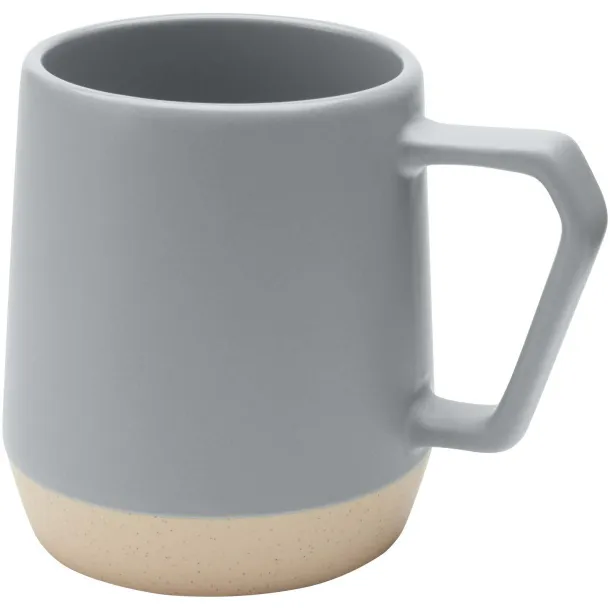 Dolce 300 ml ceramic mug with matt finish Grey