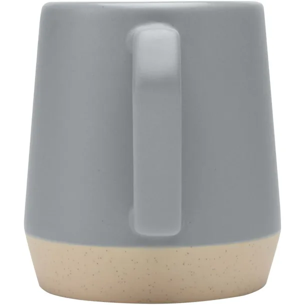 Dolce 300 ml ceramic mug with matt finish Grey