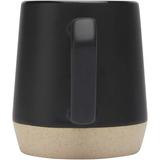 Dolce 300 ml ceramic mug with matt finish Solid black