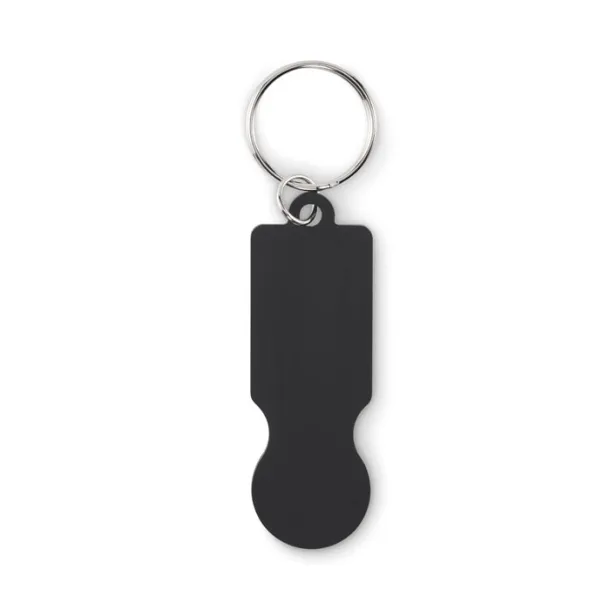 TOKLEY Key ring with trolley token Black