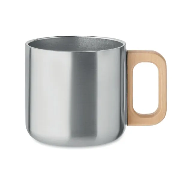 ACERO Double wall mug 350 ml Matt Silver