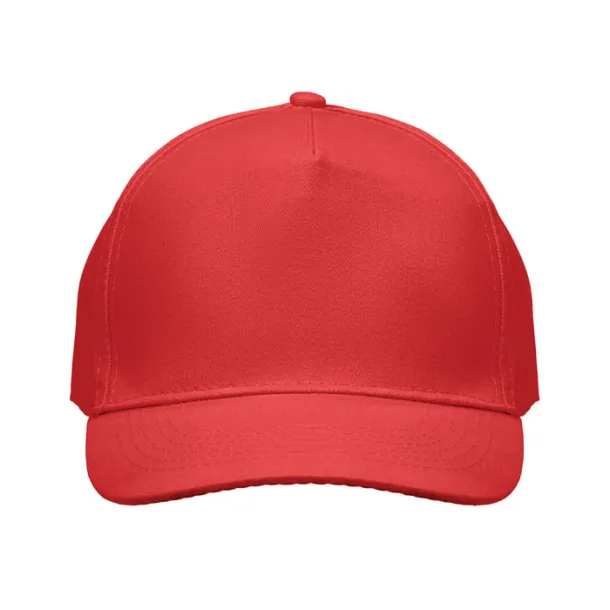 SUNNY 5 panel baseball cap Red