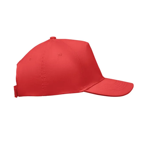 SUNNY 5 panel baseball cap Red