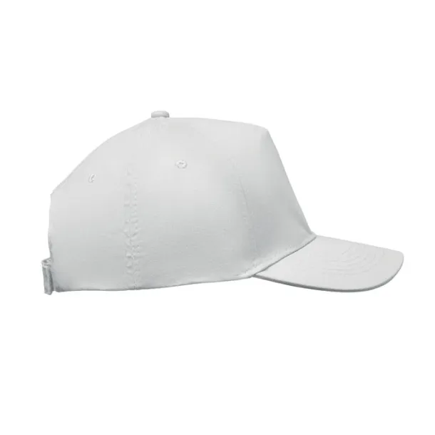 SUNNY 5 panel baseball cap White