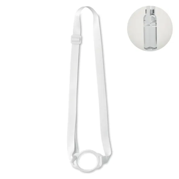 LANCUP Lanyard with cup holder 6cm White