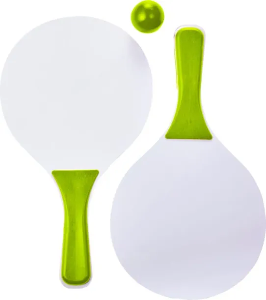 Eliza Wooden bat and ball set  lime