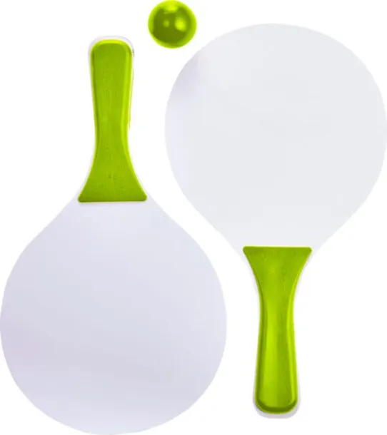 Eliza Wooden bat and ball set  lime