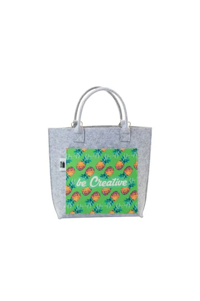 CreaFelt Cross custom RPET crossbody bag White Grey