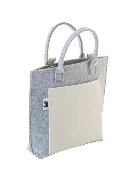 CreaFelt Cross custom RPET crossbody bag White Grey
