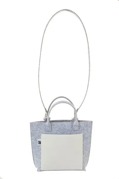 CreaFelt Cross custom RPET crossbody bag White Grey