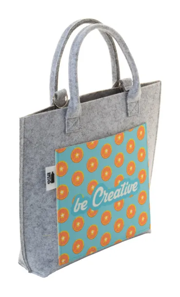 CreaFelt Cross custom RPET crossbody bag White Grey