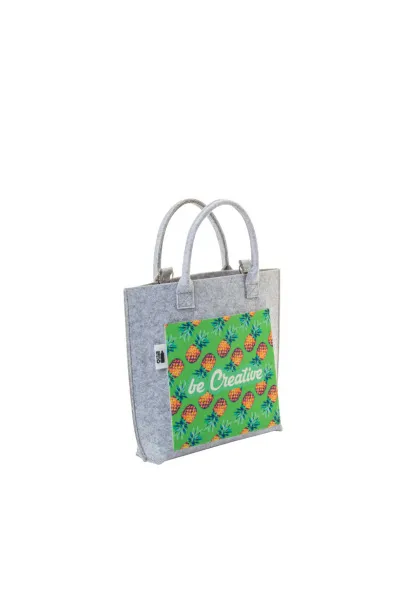 CreaFelt Cross custom RPET crossbody bag White Grey